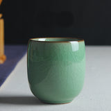 Cracking Retro Celadon Cups