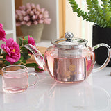 Pretty Glass Teapot with Infuser