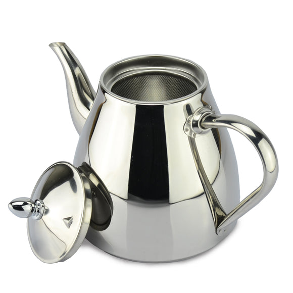 Stainless Steal Sleek Teapot