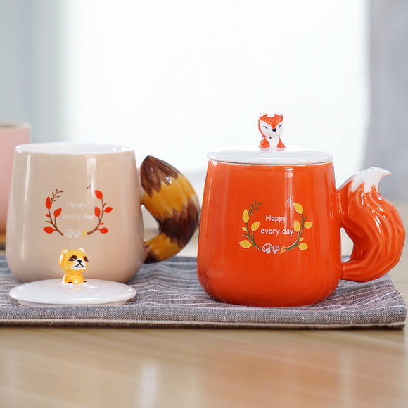 Pretty Forest Animal Cup